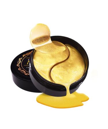 Under Eye Patches  24K Gold Eye Masks  Eye Patches for Dark Circles and Puffiness  Reduce Under Eye Bags and Smooth Wrinkles  Eye Pads With Collagen(30 Pairs).