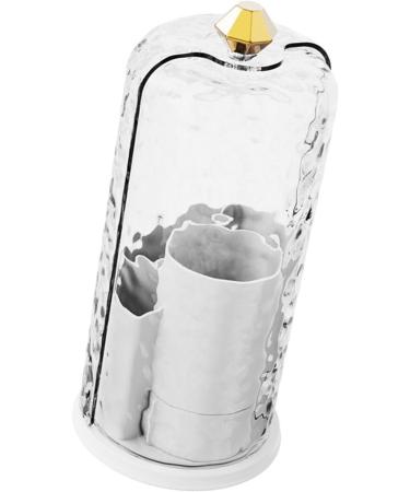 Makeup Brush Holder Rotating Makeup Brush Organizers Makeup Brush Storage Organizers Desktop Organizers For Cosmetics Milky - Buy Online on GoSupps.com