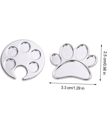 SAFIGLE 2 pi ces Palette de M lange Couleurs Manucure Plateau Affichage Ongles Cr atif Argent Accessoire Nail Art Portable pour Salon et Usage Domestique - Buy Online on GoSupps.com
