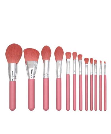 12-Piece Makeup Brush Set | Professional Tools for Foundation & Eye Shadow | Complete Makeup Essentials - Buy Online on GoSupps.com