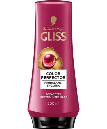 Gliss Kur Gliss Colour Perfector (4 x 200 ml) apr s-shampoing avec complexe hyaluronique et extrait de canneberge pour cheveux m ch s et color s offre une protection de la couleur et une brillance 200 ml (Lot de 4) - Buy Online on GoSupps.com