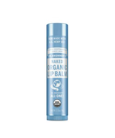 Dr. Bronner's Organic Lip Balm - Naked - 0.15 oz