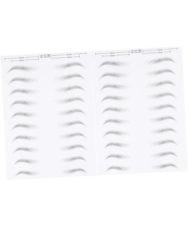 Beavorty 4 Sheets Black Stickers Eyebrow Stickers for Makeup Transfer Stickers 6 Proof Supplies - Buy Online on GoSupps.com