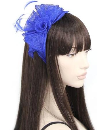 Royal Blue Headband Aliceband Hat Fascinator Wedding Ladies Day Race Royal Ascot - Buy Online on GoSupps.com