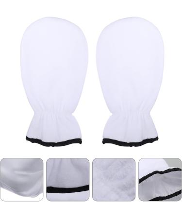 FRCOLOR 3 Pairs exfoliating Hand mask Fingerless Gloves Black Disposable Gloves Pink Disposable Gloves Dry Hands Lotion Beauty Care Gloves Gel Hand Gloves Polyester White Spa Glove Thicken - Buy Online on GoSupps.com