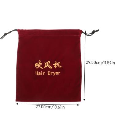 Healeved 6 Pcs Hair Dryer Storage Bag Travel Hair Dryer Blow Dryer Bag Drawstring Fabric Wine Bag - Buy Online on GoSupps.com