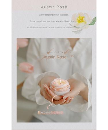 Buy Rose Shaped Lavender Scented Candle - Aromatherapy Soy Wax Jar Candle for Home & Perfect Gifts for Women - Buy Online on GoSupps.com