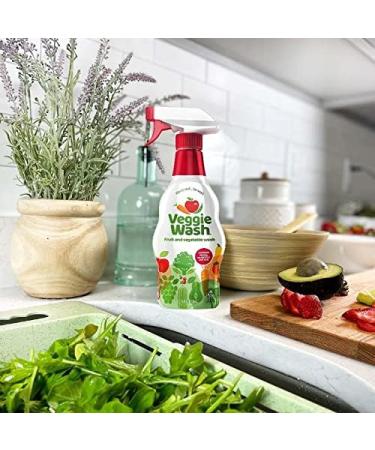 Veggie Wash Fruit & Vegetable Cleaner 16oz - Pack of 2 | Unscented Produce Wash - Buy Online on GoSupps.com