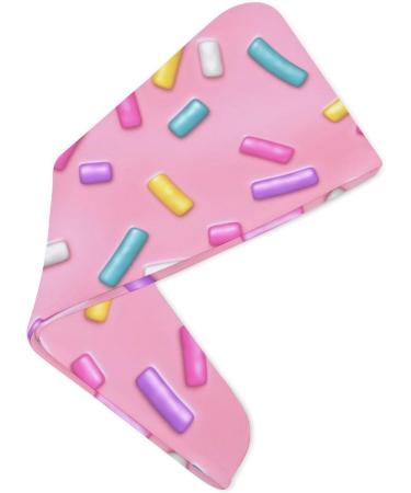 Buy Donut Glaze Microfiber Hair Towel Wrap for Women - 10"x26" Super Absorbent Hair Turban with Button Fast Shipping Worldwide - Buy Online on GoSupps.com
