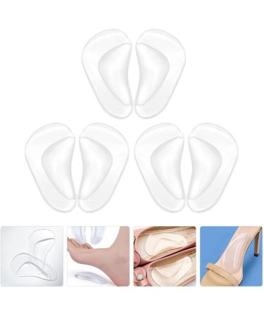 Lurrose High Heel Forefoot Pads - 3 Pairs Self-Adhesive Cushions for Women | Non-Slip Arch Support Insoles for Block Heels - Buy Online on GoSupps.com
