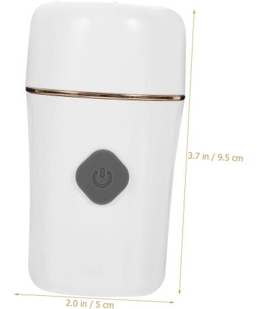 Angoily Electric Facial Brush Electric Face Scrubber Electric Face Brush Face Scrubber for Women Rubber Face Scrubber Face Brush Exfoliator Face Washer Cleaner Soft Fur Silica Gel White - Buy Online on GoSupps.com