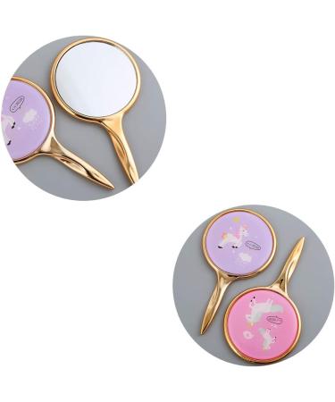 HDMirrorr Portable Makeup Mirror Set - 2 Handheld Cosmetic Mirrors for Home & Outdoor - Perfect Gift for Valentine's Day Anniversaries & Birthdays - Buy Online on GoSupps.com