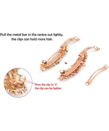 Yusier Large Pearl Hair Accessories Vintage Hair Barrettes French Barrettes Decorative Hair Clasps Accessories for Women Girls - Buy Online on GoSupps.com