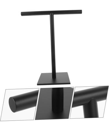 Alipis Towel Bar Towel Standing Bar Bathroom Towel Stand Towel Storage Rack Can Move Towel Rack 32X27.3X14CM Black - Buy Online on GoSupps.com