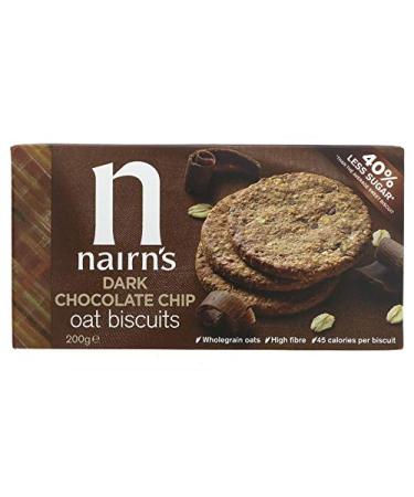 Nairns Lot de 8 p pites de chocolat noir 200 g