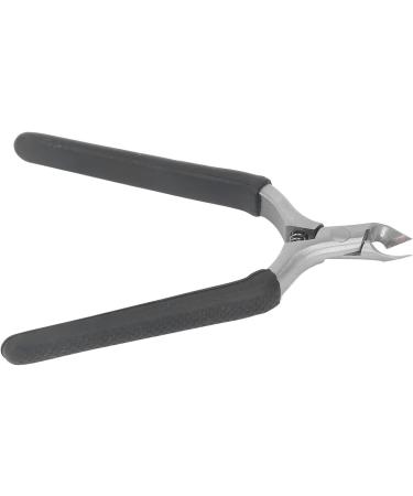 Cuticle Puller Dead Skin Remover Ergonomic Non-Slip Handle Stainless Steel Inline Spring Nail Clipper for Home Nail (Black) - Buy Online on GoSupps.com