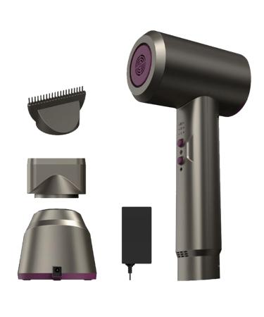 Cold/Hot Cordless Hair Dryer Portable Rechargeable Blow Dryer High-Speed Travel Hair Dryer Low Noise Home Hair Dryer for Women and Men