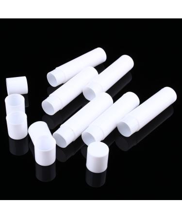 100PCS Empty Lipstick Containers 5ml - White Lip Balm Tubes | Safe Durable PP Material for DIY Cosmetics - Buy Online on GoSupps.com