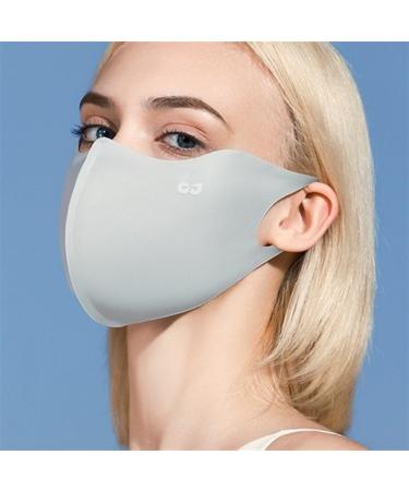 NAERTFD Sun Protection Mask | Summer Women's Full Face Breathable Ice Silk Veil | Outdoor Sports UV Shield - Light Brown - Buy Online on GoSupps.com