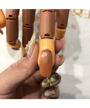 200pcs Life Size Nail Art Training Hand Practice Model - Finger Tips Practice Learning Tool - Buy Online on GoSupps.com