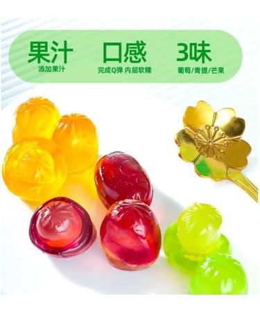 8 types Peeling Fruit Gummies Peelable watermelon Fudge Grape Lychee Orange Flavored Soft Candy Chewing Candy Chinese Sweets Dessert Healthy and nutritious candies Gift (Mixed flavor 10bag) Mixed flavor 10bag - Buy Online on GoSupps.com