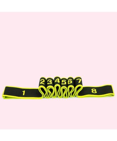 Xingmo Kids Stretch Strap with Multi Loops - Yellow Latin Band for Yoga Exercise Training - Buy Online on GoSupps.com