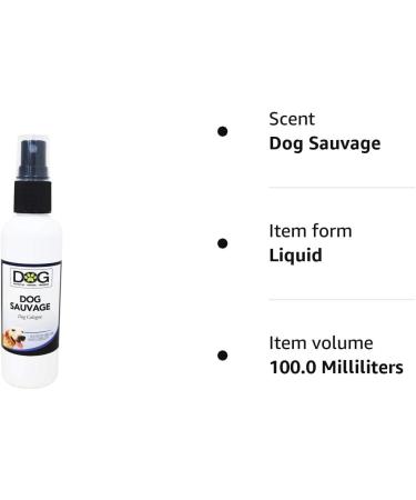 100ml Designer Dog Spray - Pet Perfume For Animals - Professional Dog Cologne & Grooming Products (Dog Sauvage) - Buy Online on GoSupps.com