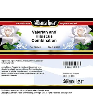 Valerian and Hibiscus Salve Ointment - 2 oz | Natural Relaxation & Skin Relief | International Shipping Available - Buy Online on GoSupps.com