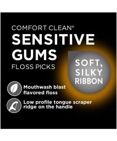 Dentek Comfort Clean Floss Picks Cool Mint 150 ea - Dental Floss for Gentle and Effective Cleaning - Buy Online on GoSupps.com