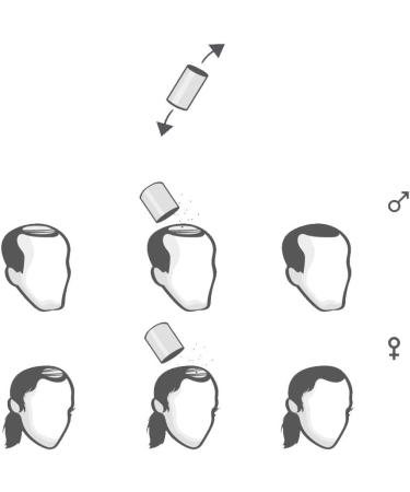  Plus additional hair Effective hair extensions for men and women | Optical hair compressor for lightweight hair with vitamin E | Vegan refills | 1 box of 25g blonde curly hair - Buy Online on GoSupps.com