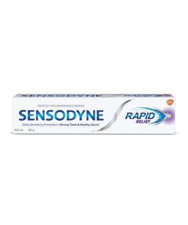 Sensodyne Sensitive Toothpaste Rapid Relief - 80 gm Pack of 2