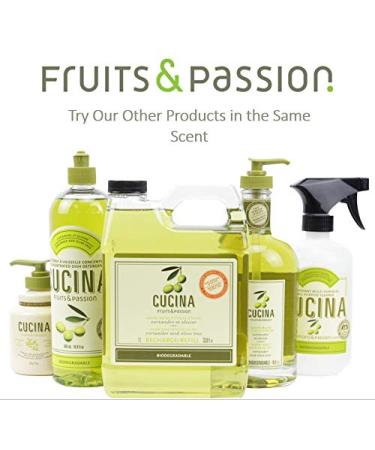 Fruits & Passion Coriander and Olive Tree Hand Soap 200ml and Nourishing Hand Butter 60ml - Buy Online on GoSupps.com