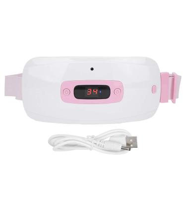 Herchr Period cramp massager wireless USB heating belt back-bellied pain massage belt quick heating compress pad for women and girls