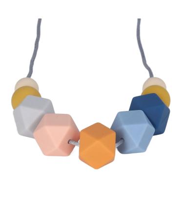 Portable Food Grade Silicone Baby Teether - Style 2 | High Flexibility Teething Collar for Babies - Buy Online on GoSupps.com