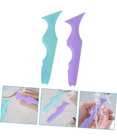 FOMIYES 10 Pcs Silicone Beauty Ruler Eyeliner Pencil Makeup Mascara Eyebrow Guide Template Eyelash Ice Tray - Buy Online on GoSupps.com