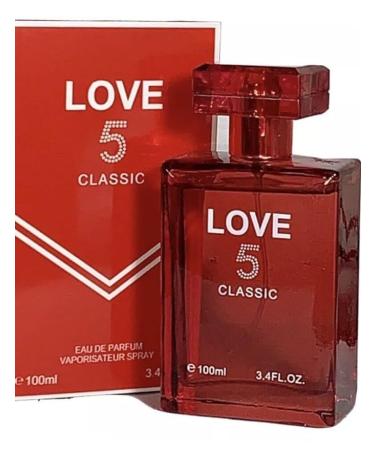 LOVE 5 CLASSIC POUR FEMME DESIGNER IMPRESSION 3.4 OZ. Floral Aldehyde fragrance for women. - Buy Online on GoSupps.com