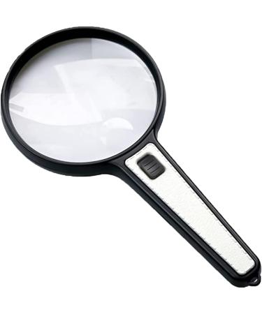 3 X & 10X Magnifying Glass with 3 LED Light LED Lighted Reading Magnifier for Hobbyists AMD- Reading Fine Print Seniors Magnifying Glass with Light Small Gift - Buy Online on GoSupps.com