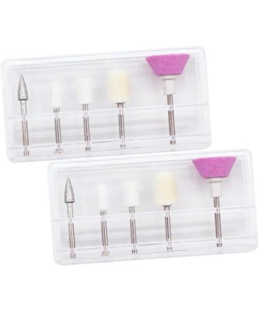 minkissy Drill nail Salon bits nail Buffing Bits Cuticle Nail drill nail bit replacement nail grinding Nail Cleaner bits nails drill bits grinding for nail manicure polishing Nails 8X4cm Assorted Color - Buy Online on GoSupps.com