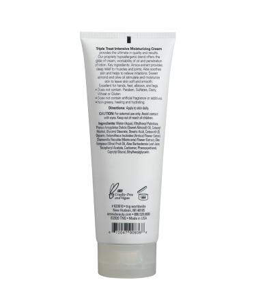 EMMA Beauty Triple Treat Moisturizing Cream | Fragrance-Free Vegan & Hypoallergenic for Dry Sensitive Skin | 8 Oz - Buy Online on GoSupps.com