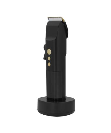 Rechargeable Hair Clippers for Men | Titanium Ceramic Blades & LCD Display | Electric Pusher with Charging Stand - Buy Online on GoSupps.com