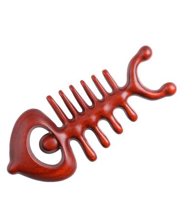 Tovinanna wooden comb Tool Practical massage device of reliable massage comb back massager massage comb for the body massage comb from wood combat scalp wide tooth comb rose wood