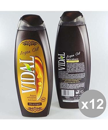 Set 12 Vidal Bath 500 Bagnoschiuma and Soaps Argan Oil for the Body