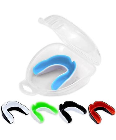 BNGXR 5 Piece Sport Mouth Guard, Professional Mouthguard, Child Sport Mouthguard, Moldable Gum Guards, with Transparent Port