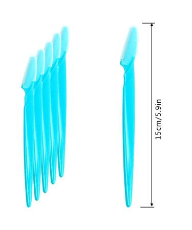 Ckanday 60-Piece Eyebrow Shaver Trimmer Razor for Women & Men | Precision Face Razor | Blue Yellow Pink - International Shipping - Buy Online on GoSupps.com