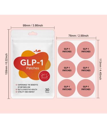 Slrvio GLP-1 Patch -8-Hour Long-Lasting Formula Support - Suitable for Men and Women's with L-Glutamine Berberine Cinnamon & Pomegranate(30 Packs) - Buy Online on GoSupps.com