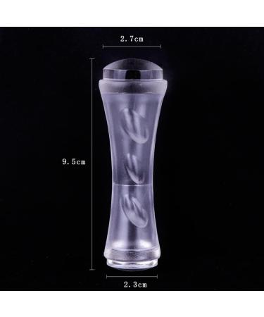 2-in-1 Nail Transfer Printing Plate & Clear Jelly Stamper - Double Head Nail Stamp Tool for Perfect Manicure - Multitools for Fingernail Art - Buy Online on GoSupps.com