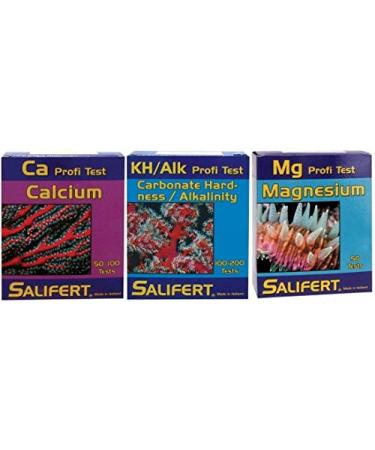Salifert Alkalinity Calcium Magnesium Combo Test Kit