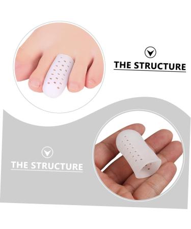 HAPINARY 6 Pairs Silicone Gel Toe Separator Foot Protectors - Toe Cushion & Sleeves for Toe Protection - Buy Online on GoSupps.com