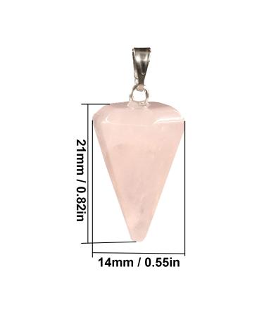 Natural Gemstone Pendulum for Fortune Telling | Chain-Pointed Divination Tool - Shop Internationally - Buy Online on GoSupps.com