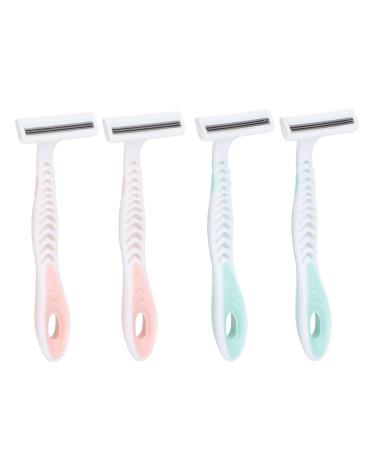 Premium 4 Pack Ladies Razors - Portable Lightweight Non-Slip Design for Effortless Hair Removal - Buy Online on GoSupps.com